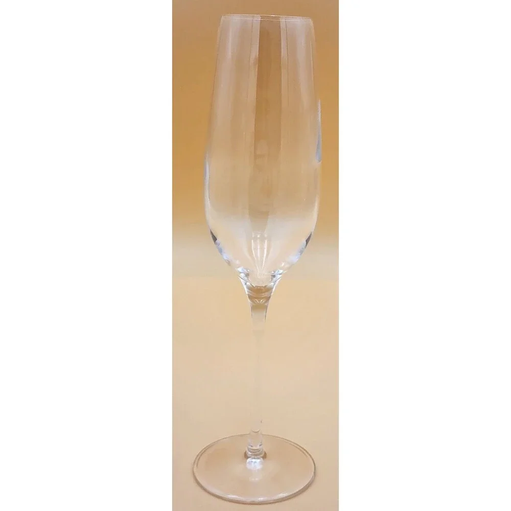 Tiffany & Co. ~ Elegant Crystal Glassware ~ Champagne Flutes ~ Set of 2